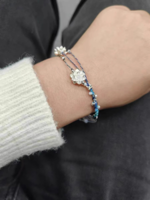 克萊茵蘭蓮花編織手鍊