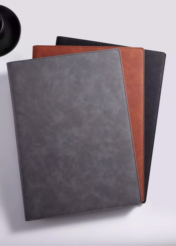 皮革商務資料收納夾